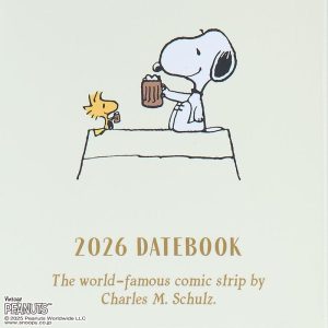 sanrio スヌーピー B6デイトブック 2026